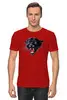 Заказать мужскую футболку в Москве. Футболка классическая Пантера от T-shirt print  - готовые дизайны и нанесение принтов.