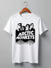Заказать мужскую футболку в Москве. Футболка классическая Arctic Monkeys состав группы от Елена Елена - готовые дизайны и нанесение принтов.
