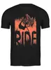 Заказать мужскую футболку в Москве. Футболка классическая Ski Ride от oneredfoxstore@gmail.com - готовые дизайны и нанесение принтов.