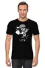 Заказать мужскую футболку в Москве. Футболка классическая RollerSkull от balden - готовые дизайны и нанесение принтов.