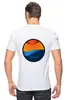Заказать мужскую футболку в Москве. Футболка классическая Закат от churikova.art1@yandex.ru - готовые дизайны и нанесение принтов.