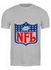 Заказать мужскую футболку в Москве. Футболка классическая NFL от Weed Stuff`a - готовые дизайны и нанесение принтов.