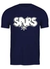 Заказать мужскую футболку в Москве. Футболка классическая San Antonio Spurs от skynatural - готовые дизайны и нанесение принтов.