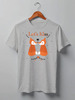 Заказать мужскую футболку в Москве. Футболка классическая Fox Here от oneredfoxstore@gmail.com - готовые дизайны и нанесение принтов.
