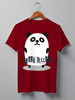 Заказать мужскую футболку в Москве. Футболка классическая Bear Here от oneredfoxstore@gmail.com - готовые дизайны и нанесение принтов.