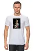 Заказать мужскую футболку в Москве. Футболка классическая «Дама с тигром» от Соль  - готовые дизайны и нанесение принтов.