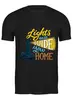 Заказать мужскую футболку в Москве. Футболка классическая Lights will guide you home от Алена Суманеева - готовые дизайны и нанесение принтов.