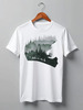 Заказать мужскую футболку в Москве. Футболка классическая Mountain Bike от oneredfoxstore@gmail.com - готовые дизайны и нанесение принтов.