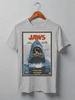Заказать мужскую футболку в Москве. Футболка классическая Jaws / Челюсти от KinoArt - готовые дизайны и нанесение принтов.