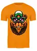 Заказать мужскую футболку в Москве. Футболка классическая Медведь в очках от T-shirt print  - готовые дизайны и нанесение принтов.