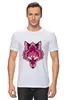 Заказать мужскую футболку в Москве. Футболка классическая Волк ( Wolf ) от Zamula - готовые дизайны и нанесение принтов.