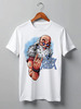 Заказать мужскую футболку в Москве. Футболка классическая Новогодний принт 2015 – С Годом Козы! от newyear - готовые дизайны и нанесение принтов.