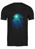 Заказать мужскую футболку в Москве. Футболка классическая Лунный свет от ISliM - готовые дизайны и нанесение принтов.
