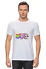 Заказать мужскую футболку в Москве. Футболка классическая Nyan cat от YellowCloverShop - готовые дизайны и нанесение принтов.