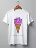 Заказать мужскую футболку в Москве. Футболка классическая Diamond ice cream от Полина Синдеева - готовые дизайны и нанесение принтов.