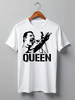 Заказать мужскую футболку в Москве. Футболка классическая Freddie Mercury - Queen от Leichenwagen - готовые дизайны и нанесение принтов.