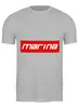 Заказать мужскую футболку в Москве. Футболка классическая Marina от THE_NISE  - готовые дизайны и нанесение принтов.