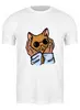 Заказать мужскую футболку в Москве. Футболка классическая My Cat 🐱  от @kristy_art_k  - готовые дизайны и нанесение принтов.