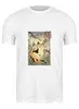 Заказать мужскую футболку в Москве. Футболка классическая Japanese Cat от Павел Павел - готовые дизайны и нанесение принтов.