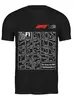 Заказать мужскую футболку в Москве. Футболка классическая F1—2019 World Championship от DesignMesign  - готовые дизайны и нанесение принтов.