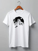 Заказать мужскую футболку в Москве. Футболка классическая Alone от oneredfoxstore@gmail.com - готовые дизайны и нанесение принтов.