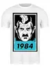 Заказать мужскую футболку в Москве. Футболка классическая "1984" Big Brother от Ваня Клименко - готовые дизайны и нанесение принтов.