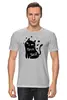 Заказать мужскую футболку в Москве. Футболка классическая Cats Here от oneredfoxstore@gmail.com - готовые дизайны и нанесение принтов.