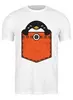 Заказать мужскую футболку в Москве. Футболка классическая Пингвин от fanart - готовые дизайны и нанесение принтов.
