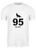 Заказать мужскую футболку в Москве. Футболка классическая Футболка "95 регион" от Re  Tyan - готовые дизайны и нанесение принтов.