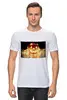 Заказать мужскую футболку в Москве. Футболка классическая Хэллоуин от FireFoxa - готовые дизайны и нанесение принтов.