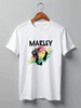 Заказать мужскую футболку в Москве. Футболка классическая MARLEY от gent777 - готовые дизайны и нанесение принтов.