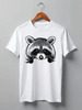 Заказать мужскую футболку в Москве. Футболка классическая ❖Raccoon❖ от balden - готовые дизайны и нанесение принтов.