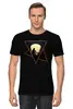 Заказать мужскую футболку в Москве. Футболка классическая Moon Friends от oneredfoxstore@gmail.com - готовые дизайны и нанесение принтов.