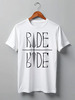 Заказать мужскую футболку в Москве. Футболка классическая Mountain Bike от oneredfoxstore@gmail.com - готовые дизайны и нанесение принтов.