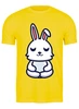 Заказать мужскую футболку в Москве. Футболка классическая Relax Rabbit от skynatural - готовые дизайны и нанесение принтов.