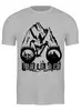 Заказать мужскую футболку в Москве. Футболка классическая Mountain Bike от oneredfoxstore@gmail.com - готовые дизайны и нанесение принтов.