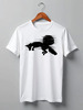 Заказать мужскую футболку в Москве. Футболка классическая Fox Here от oneredfoxstore@gmail.com - готовые дизайны и нанесение принтов.