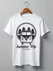 Заказать мужскую футболку в Москве. Футболка классическая Mountains от oneredfoxstore@gmail.com - готовые дизайны и нанесение принтов.