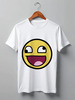 Заказать мужскую футболку в Москве. Футболка классическая Awesome smile от YellowCloverShop - готовые дизайны и нанесение принтов.