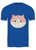 Заказать мужскую футболку в Москве. Футболка классическая круглый кот  от cherdantcev - готовые дизайны и нанесение принтов.