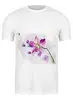 Заказать мужскую футболку в Москве. Футболка классическая Розовая орхидея от vnovi - готовые дизайны и нанесение принтов.