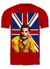 Заказать мужскую футболку в Москве. Футболка классическая Freddie Mercury от balden - готовые дизайны и нанесение принтов.