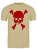 Заказать мужскую футболку в Москве. Футболка классическая Blood Skull от Leichenwagen - готовые дизайны и нанесение принтов.