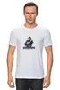 Заказать мужскую футболку в Москве. Футболка классическая Crossfit / Кроссфит от KinoArt - готовые дизайны и нанесение принтов.