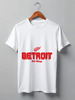 Заказать мужскую футболку в Москве. Футболка классическая Detroit Red Wings от kspsshop - готовые дизайны и нанесение принтов.