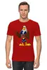 Заказать мужскую футболку в Москве. Футболка классическая Гордый американский орел от T-shirt print  - готовые дизайны и нанесение принтов.
