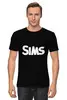 Заказать мужскую футболку в Москве. Футболка классическая The Sims от THE_NISE  - готовые дизайны и нанесение принтов.