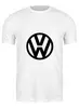 Заказать мужскую футболку в Москве. Футболка классическая Volkswagen от THE_NISE  - готовые дизайны и нанесение принтов.