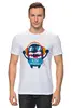 Заказать мужскую футболку в Москве. Футболка классическая Суперзвезда от ANDREI M - готовые дизайны и нанесение принтов.