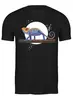 Заказать мужскую футболку в Москве. Футболка классическая Animals от oneredfoxstore@gmail.com - готовые дизайны и нанесение принтов.
